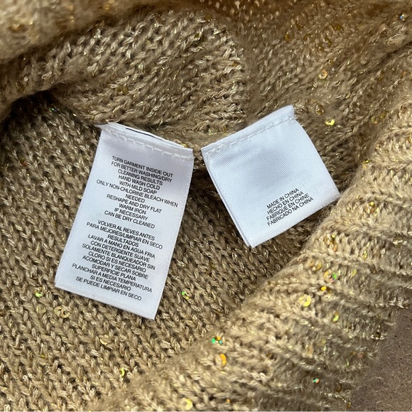 Women’s Anne Klein Sequins Sweater Size Large - Picture 2 of 7